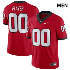 Men's Georgia Bulldogs NCAA #00 Custom Nike Stitched Red NIL 2022 Authentic College Football Jersey VUM3354YZ